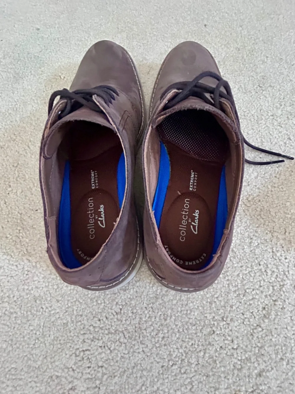 Clarks collection nubuck derby shoe 9